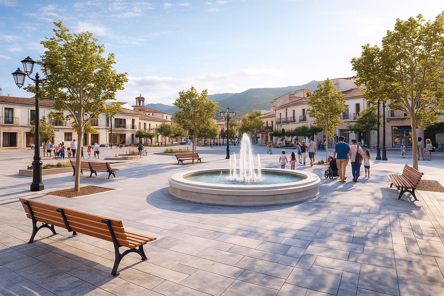 Nueva Plaza Central Inaugurada